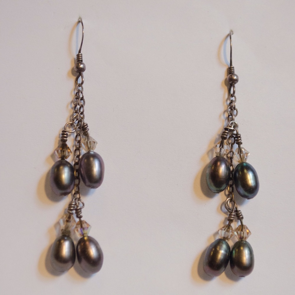 Handmade Pearl & Bead Earrings